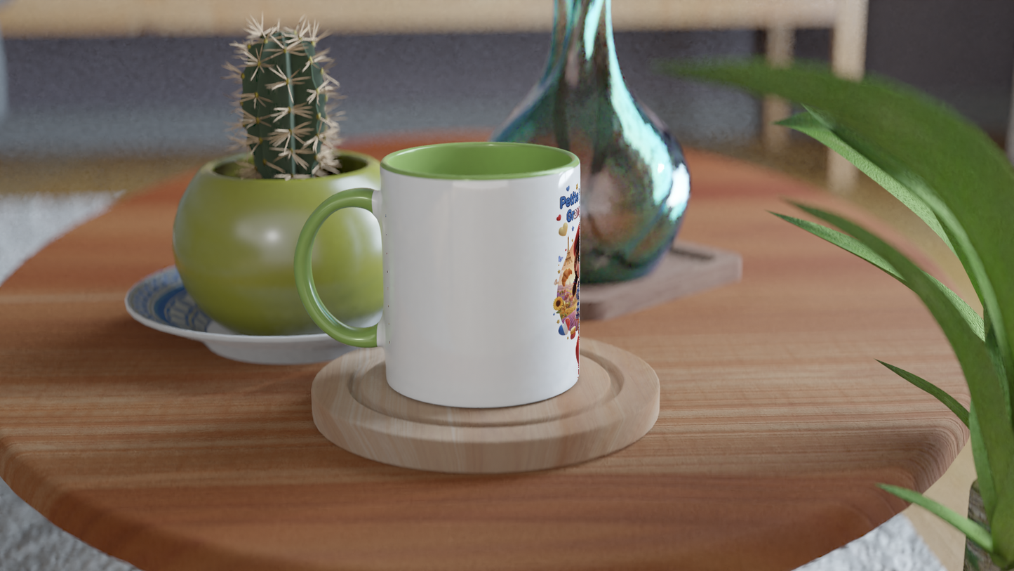 Mug en céramique  Française au grand cœur de 325 ml (11 oz)