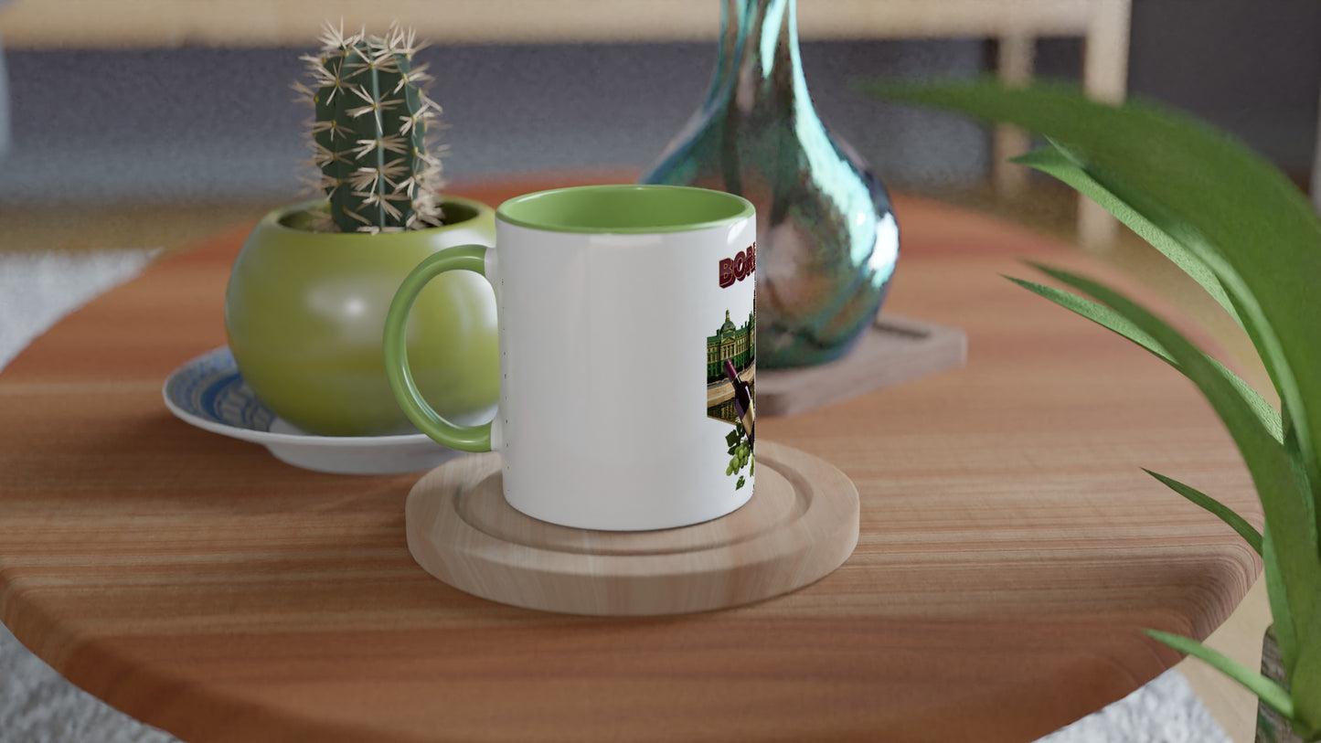 Mug en céramique bordeaux ville de France  de 325 ml (11 oz)