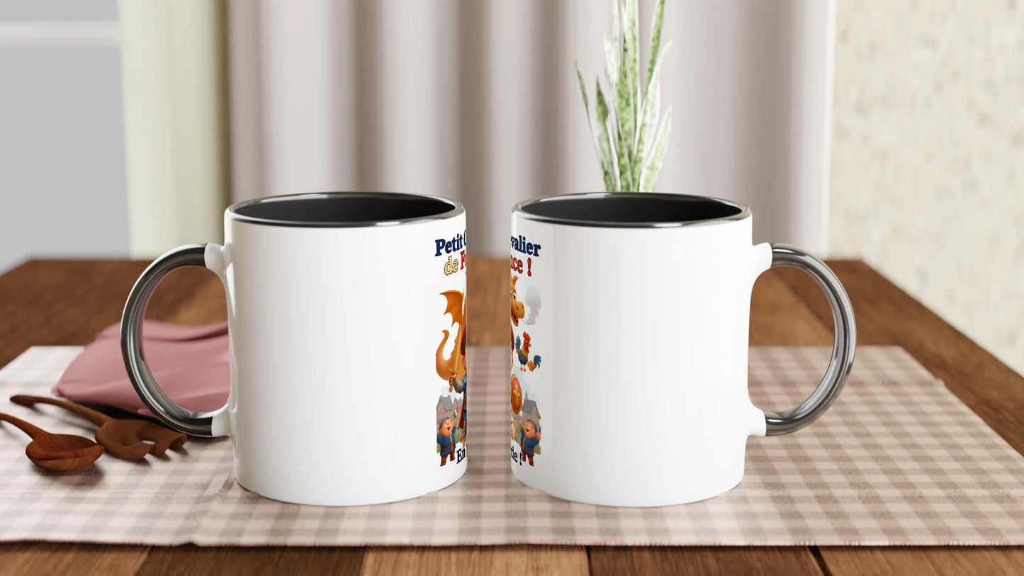 Mug en céramique petit chevalier de France  de 325 ml (11 oz)