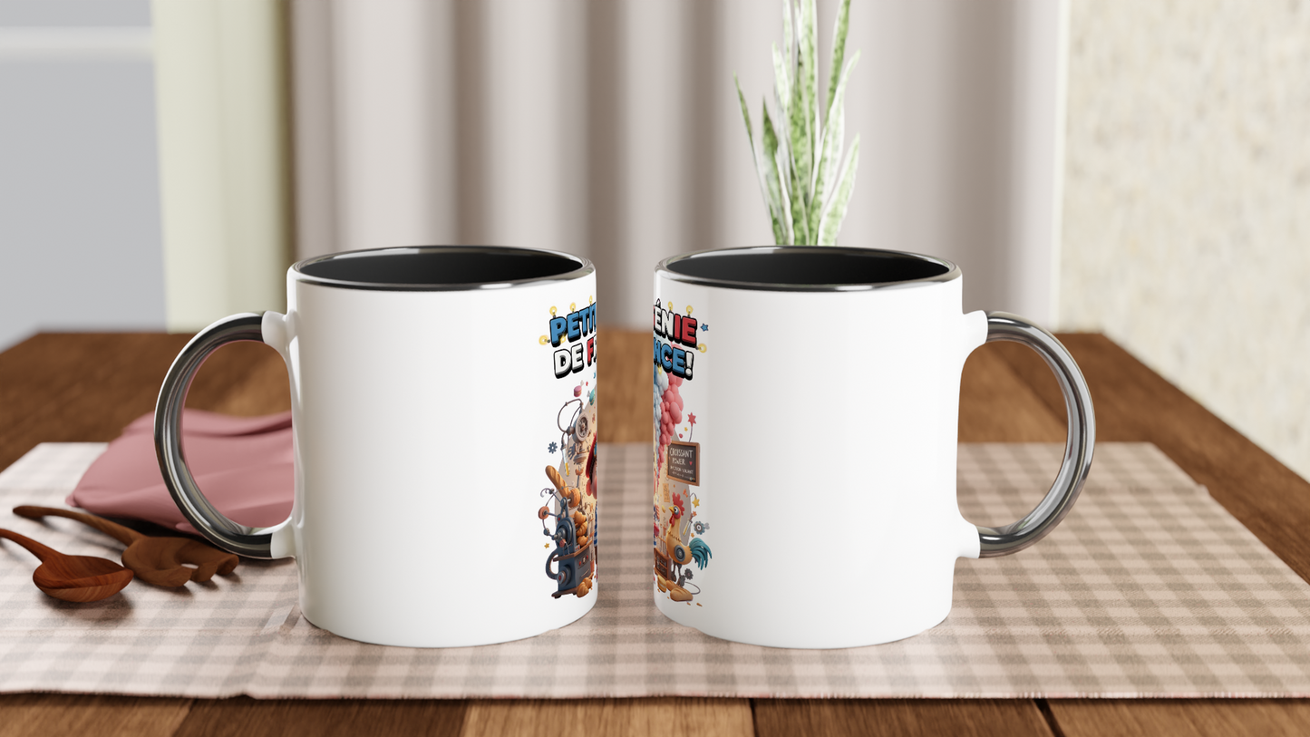 Mug en céramique petit génie Français de 325 ml (11 oz)