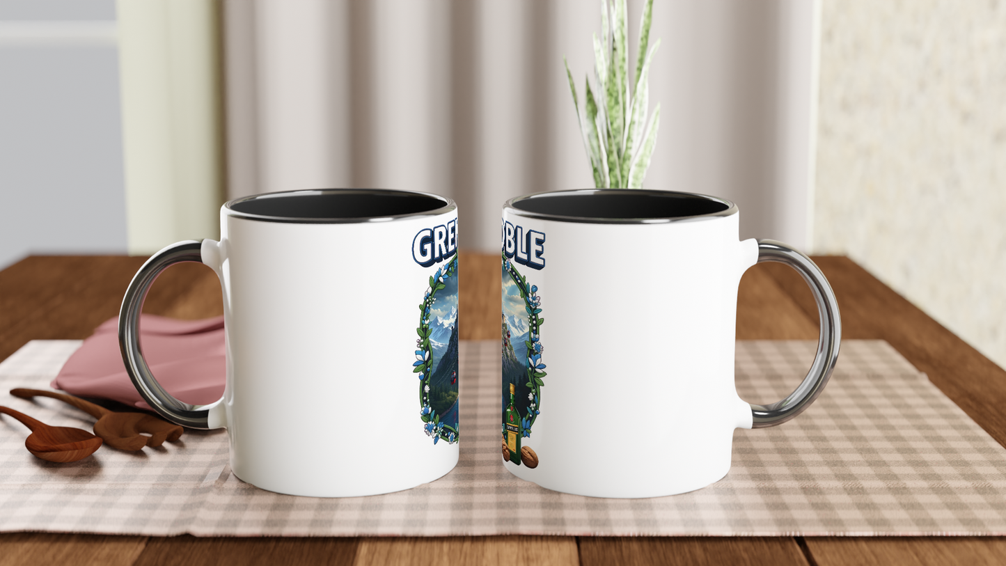 Mug en céramique Grenoble ville de France de 325 ml (11 oz)