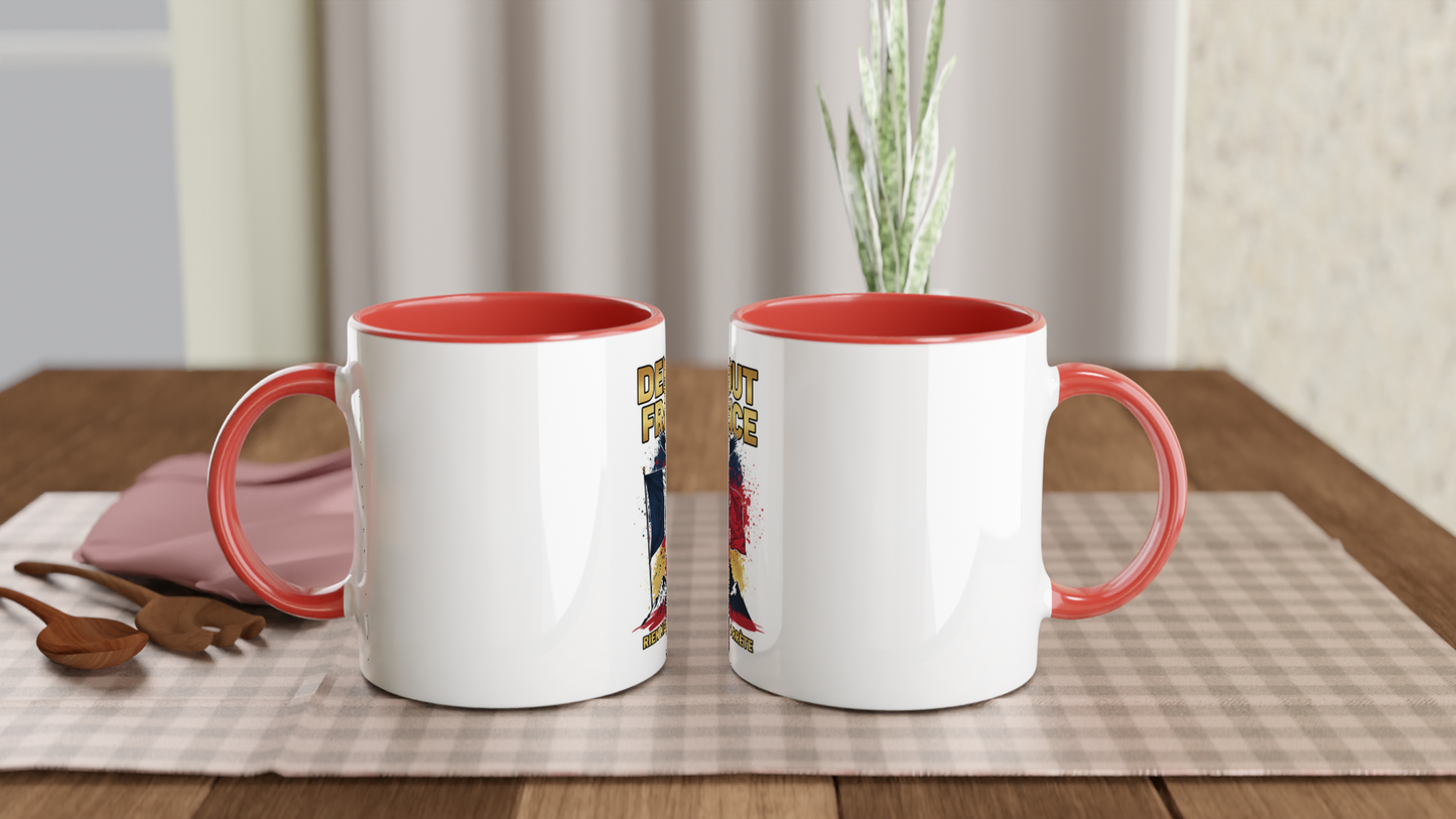 Mug en céramique debout la France  de 325 ml (11 oz)