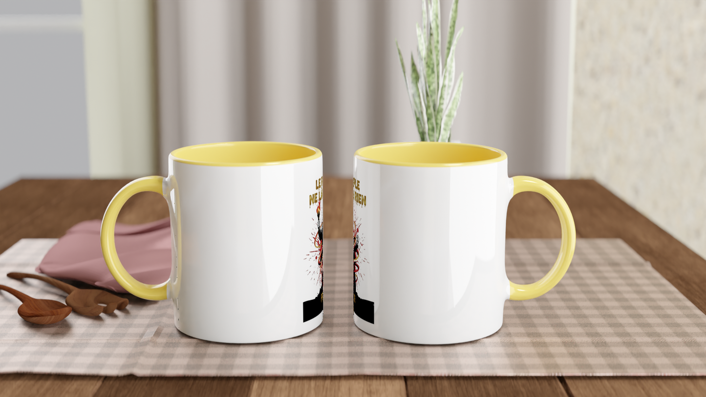 Mug en céramique le peuple lâche rien de 325 ml (11 oz)