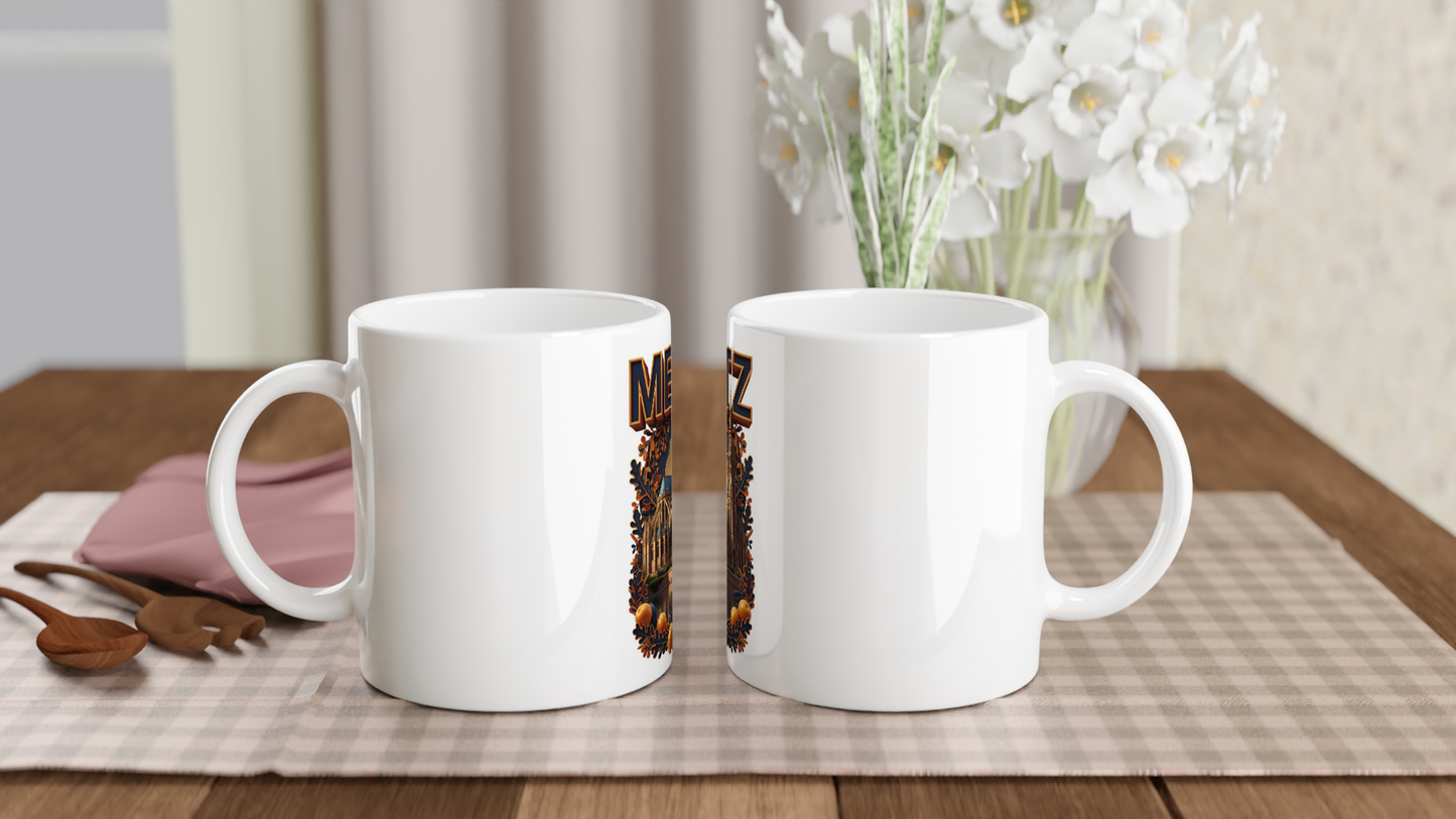 Mug en céramique Metz ville de France  de 325 ml (11 oz)