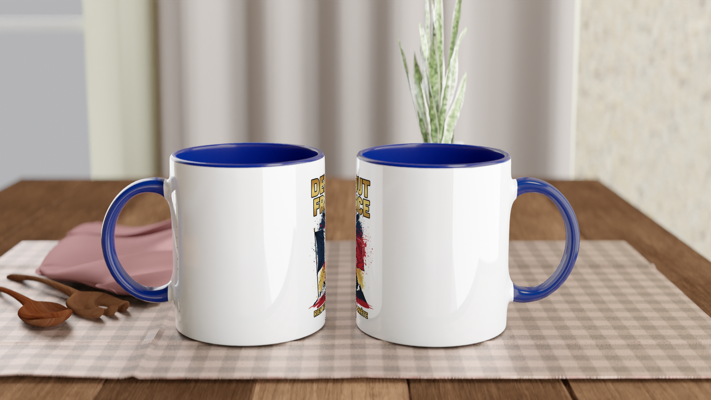 Mug en céramique debout la France  de 325 ml (11 oz)