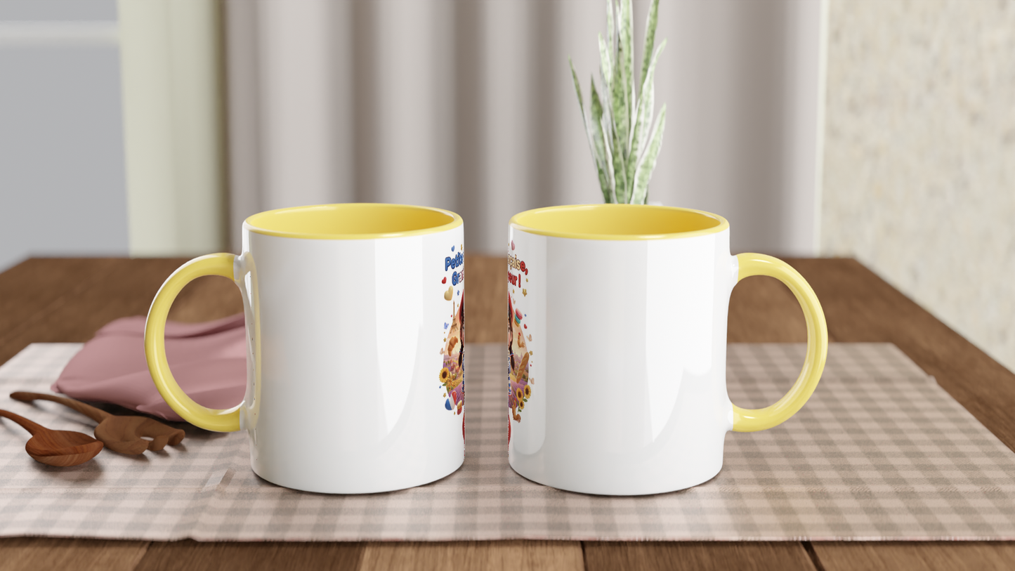 Mug en céramique  Française au grand cœur de 325 ml (11 oz)