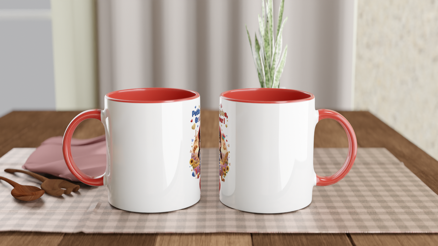 Mug en céramique  Française au grand cœur de 325 ml (11 oz)