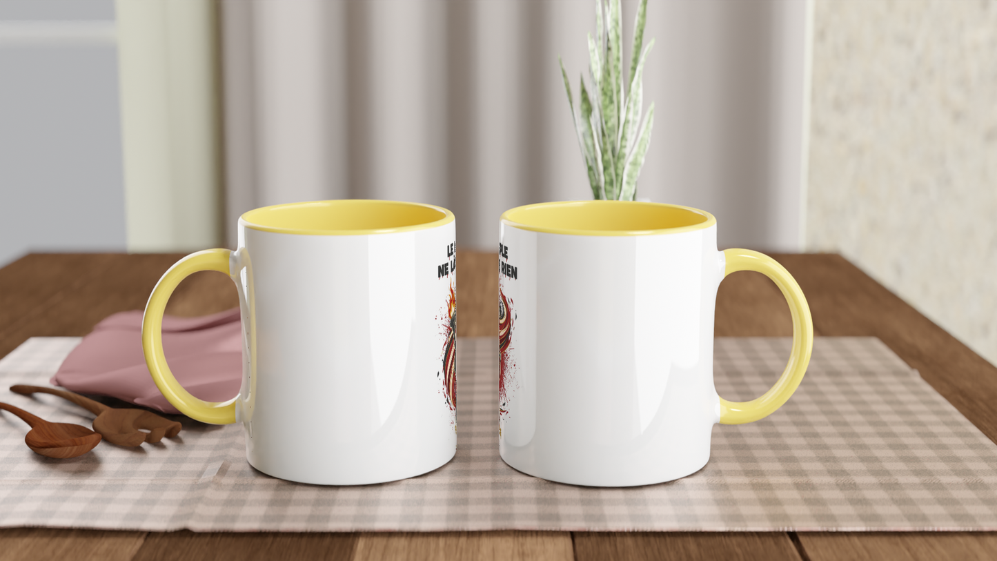Mug en céramique le peuple lâche rien de 325 ml (11 oz)
