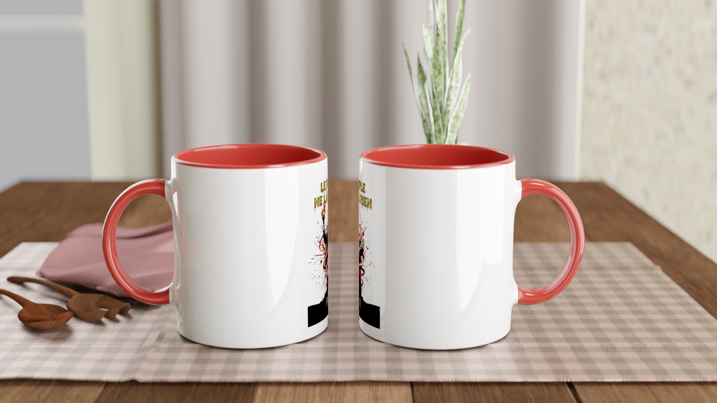 Mug en céramique le peuple lâche rien de 325 ml (11 oz)