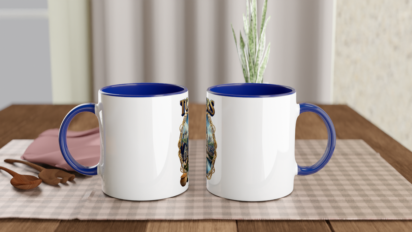Mug en céramique Tours ville de France de 325 ml (11 oz)