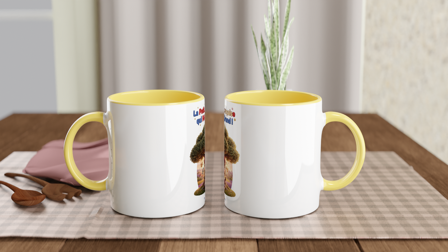 Mug en céramique petite française qui rêve grand  de 325 ml (11 oz)
