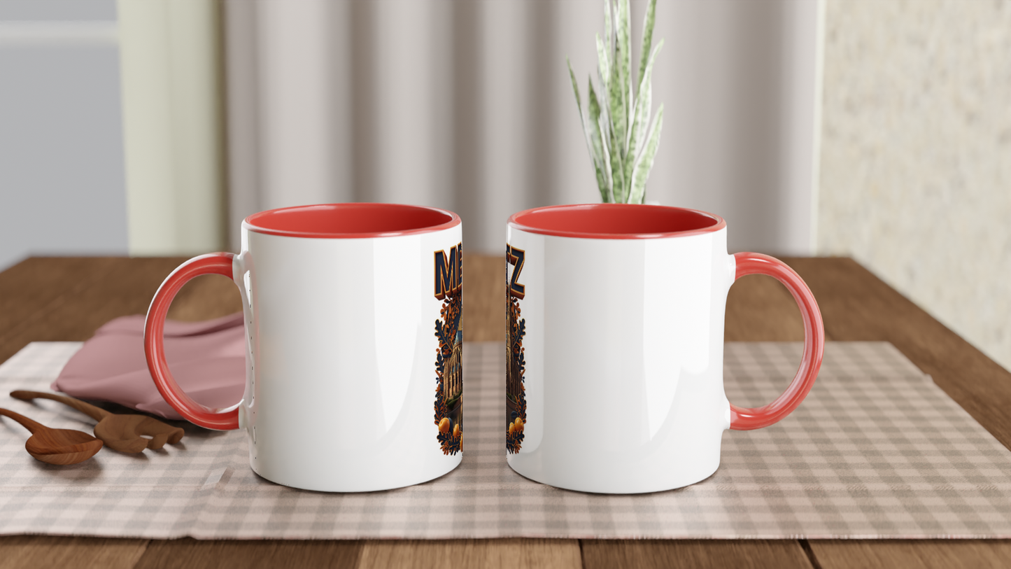 Mug en céramique Metz ville de France  de 325 ml (11 oz)