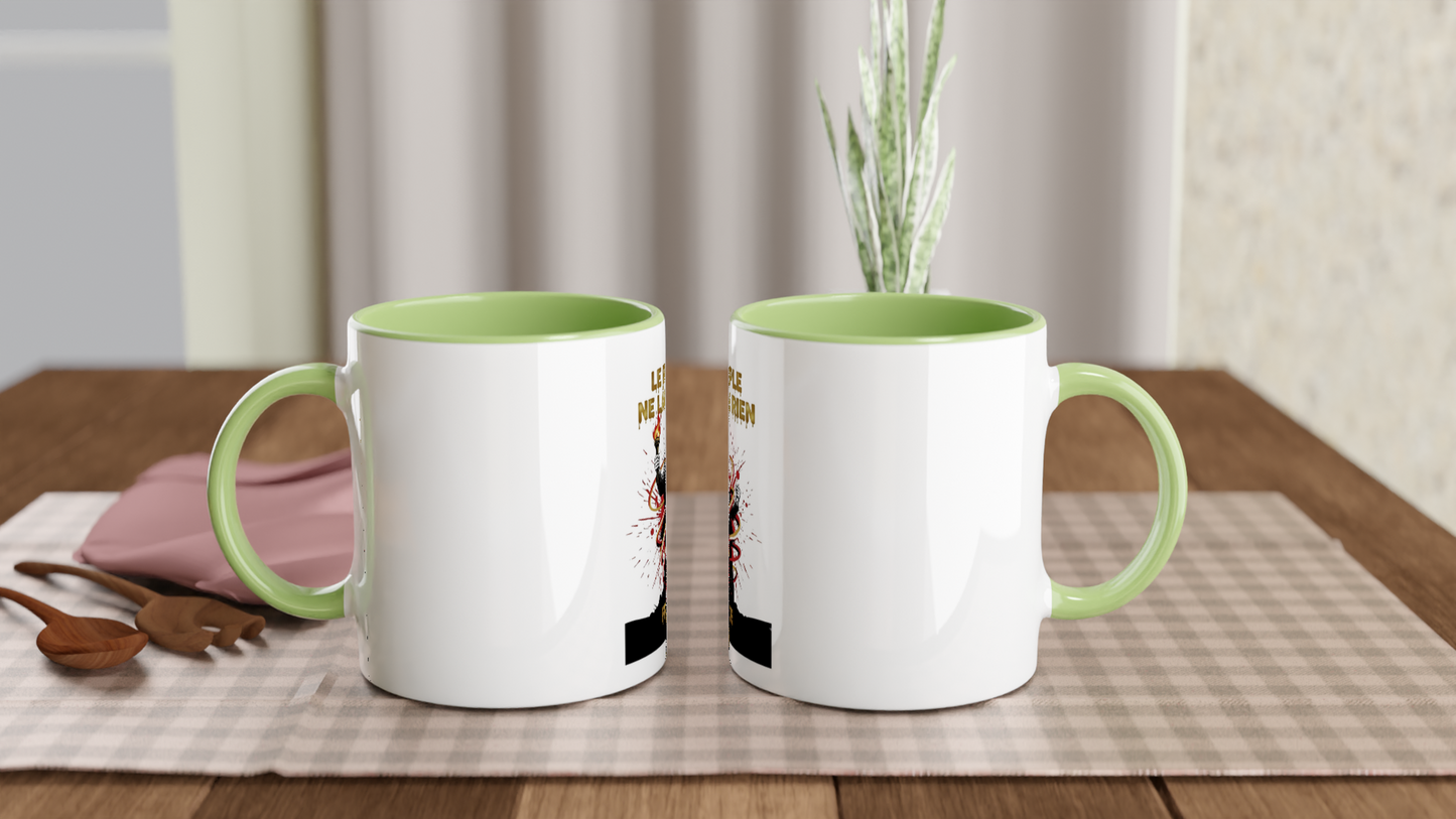 Mug en céramique le peuple lâche rien de 325 ml (11 oz)