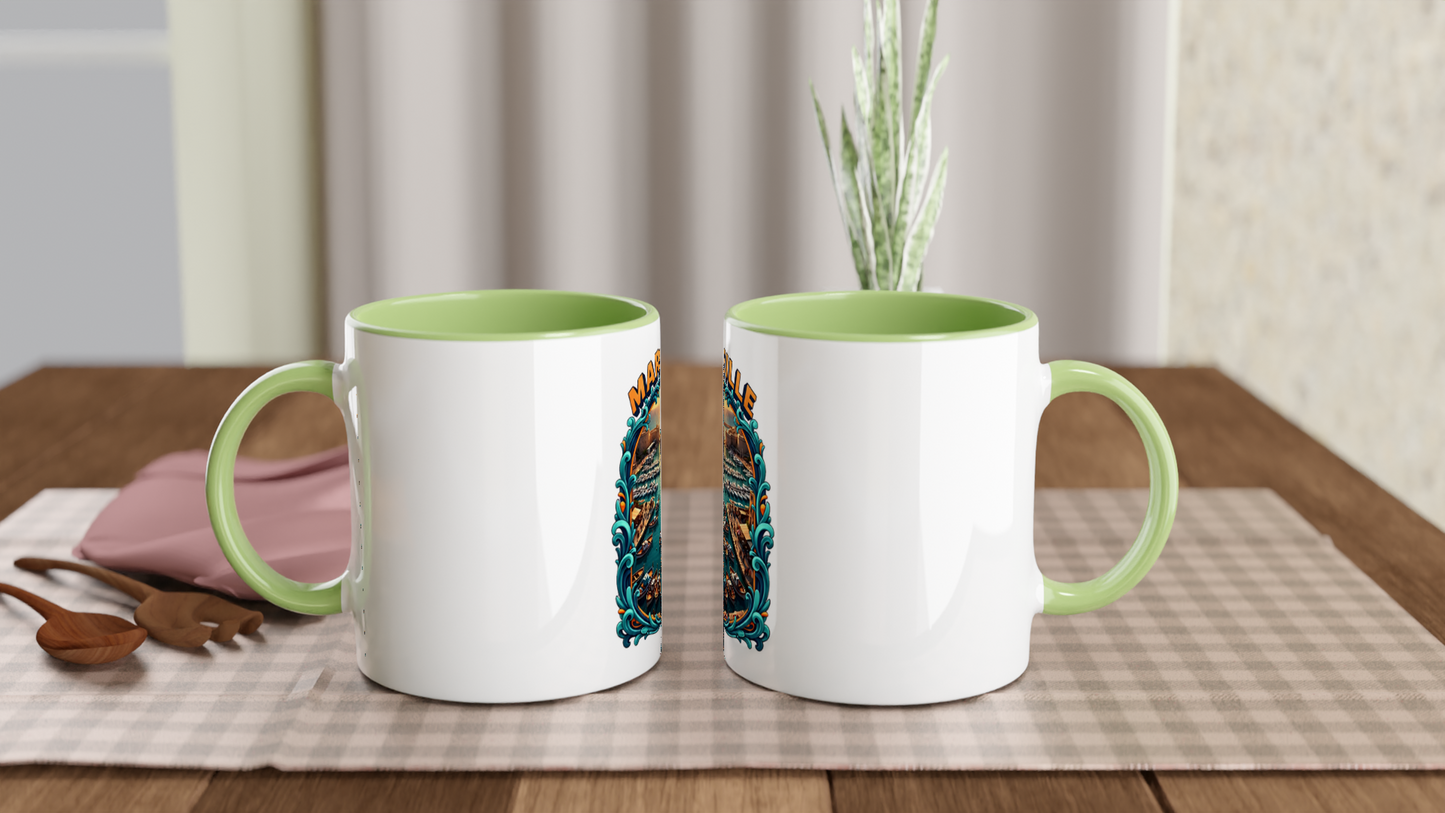 Mug en céramique des villes de France   Marseille  de 325 ml (11 oz)