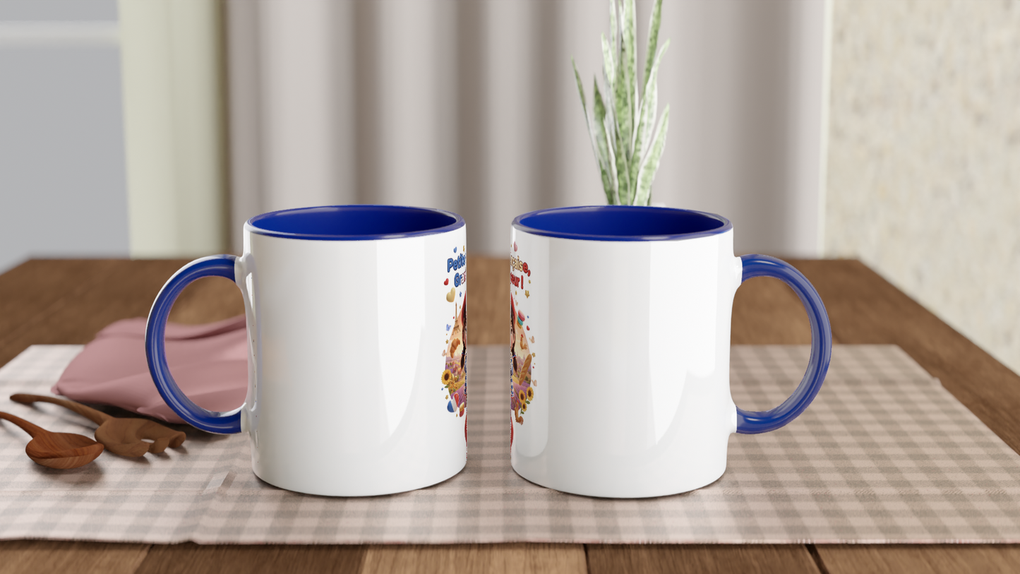 Mug en céramique  Française au grand cœur de 325 ml (11 oz)