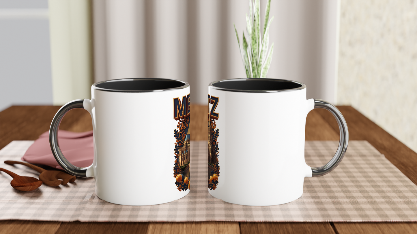 Mug en céramique Metz ville de France  de 325 ml (11 oz)
