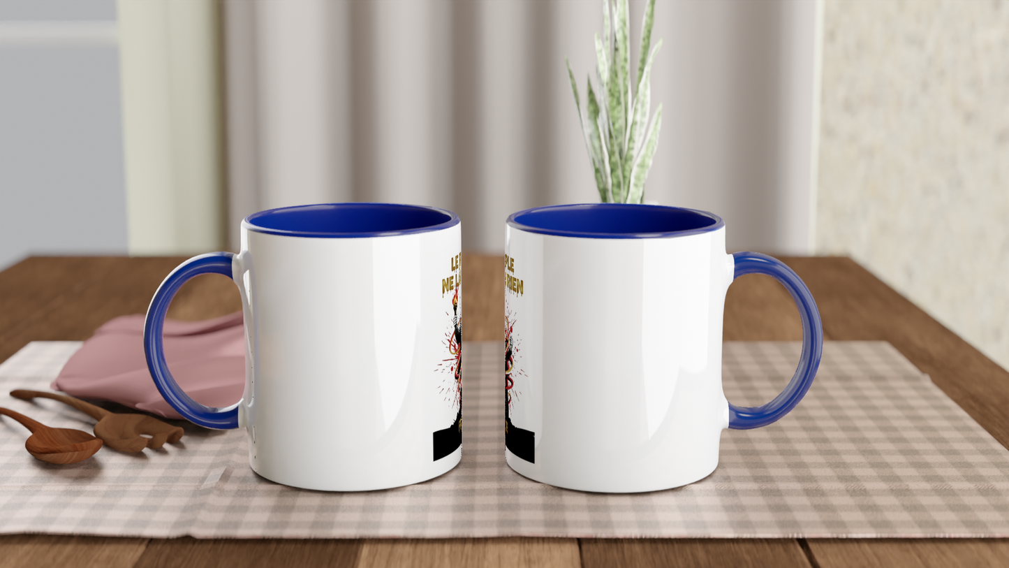 Mug en céramique le peuple lâche rien de 325 ml (11 oz)