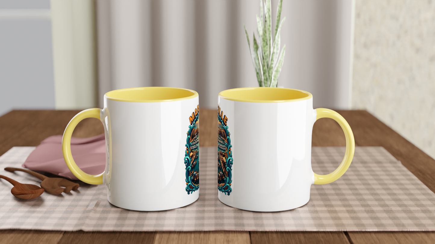 Mug en céramique des villes de France   Marseille  de 325 ml (11 oz)