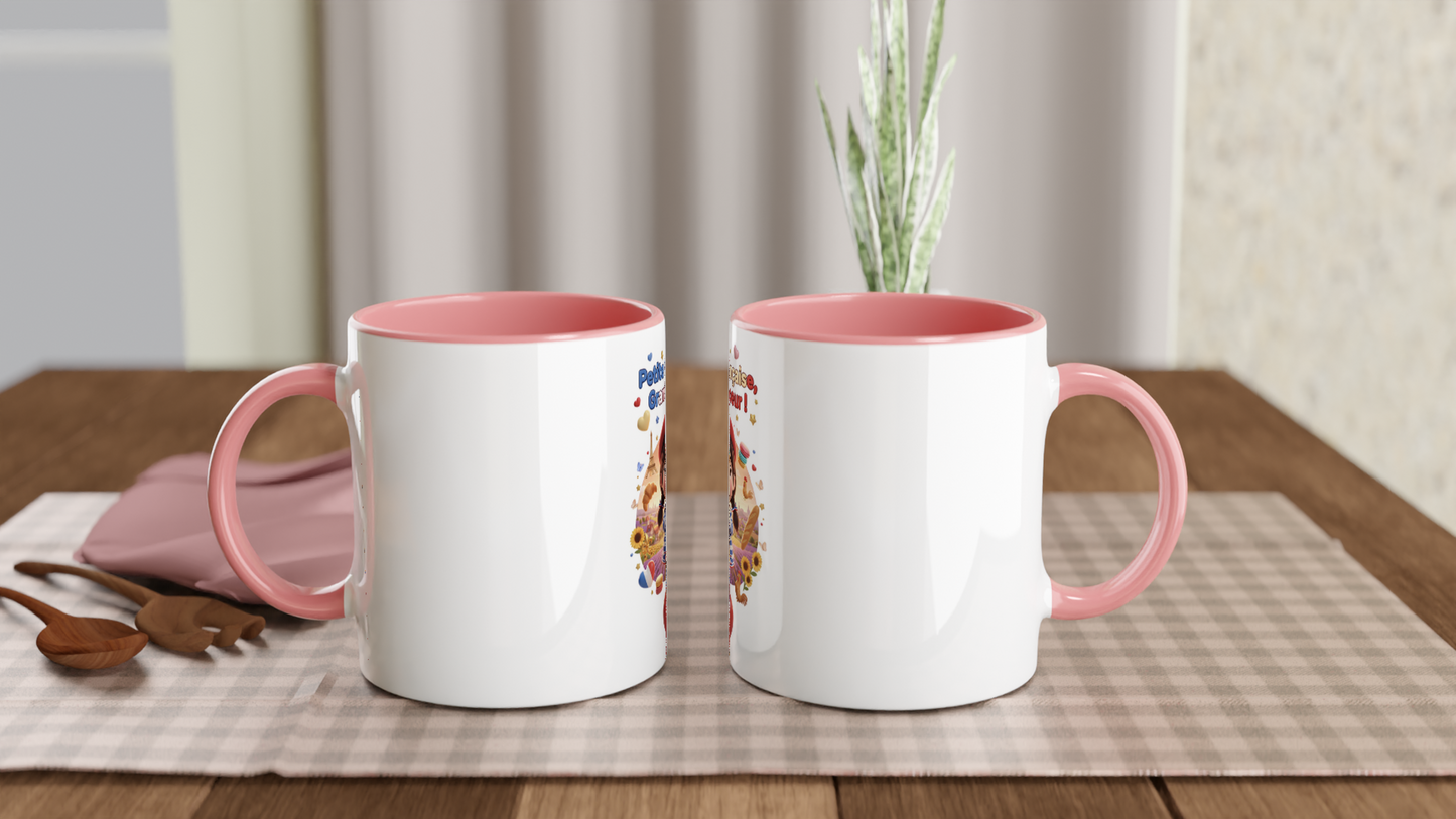 Mug en céramique  Française au grand cœur de 325 ml (11 oz)