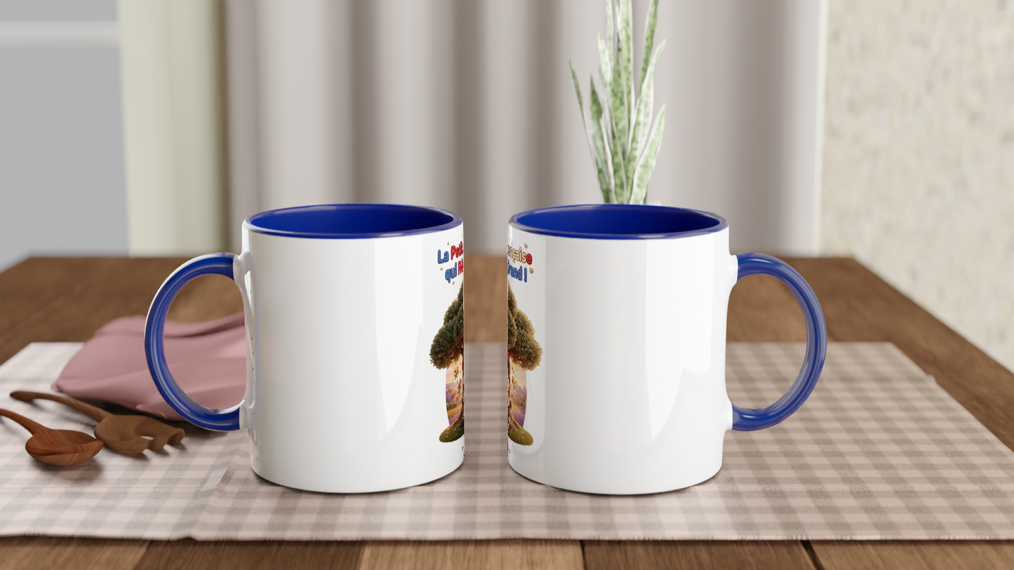 Mug en céramique petite française qui rêve grand  de 325 ml (11 oz)