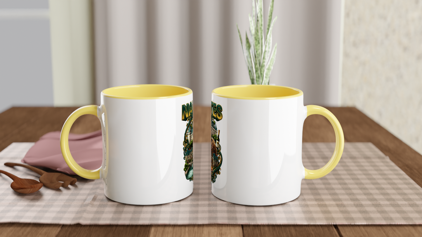 Mug en céramique Nantes ville de France  de 325 ml (11 oz)
