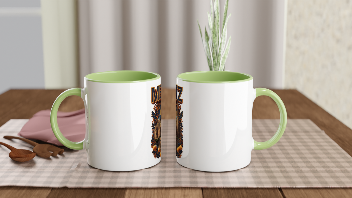 Mug en céramique Metz ville de France  de 325 ml (11 oz)