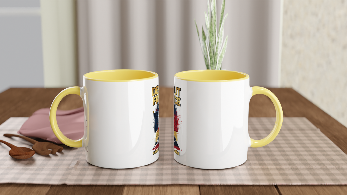 Mug en céramique debout la France  de 325 ml (11 oz)