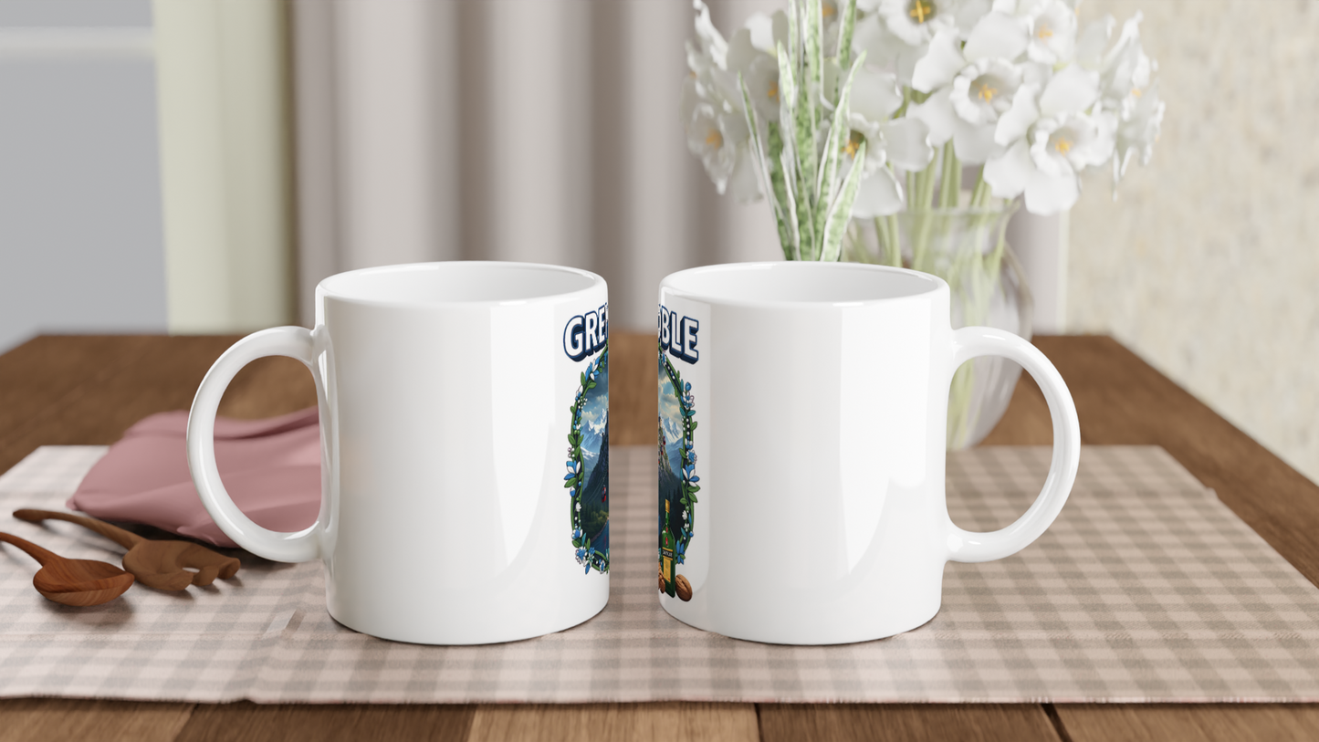 Mug en céramique Grenoble ville de France de 325 ml (11 oz)