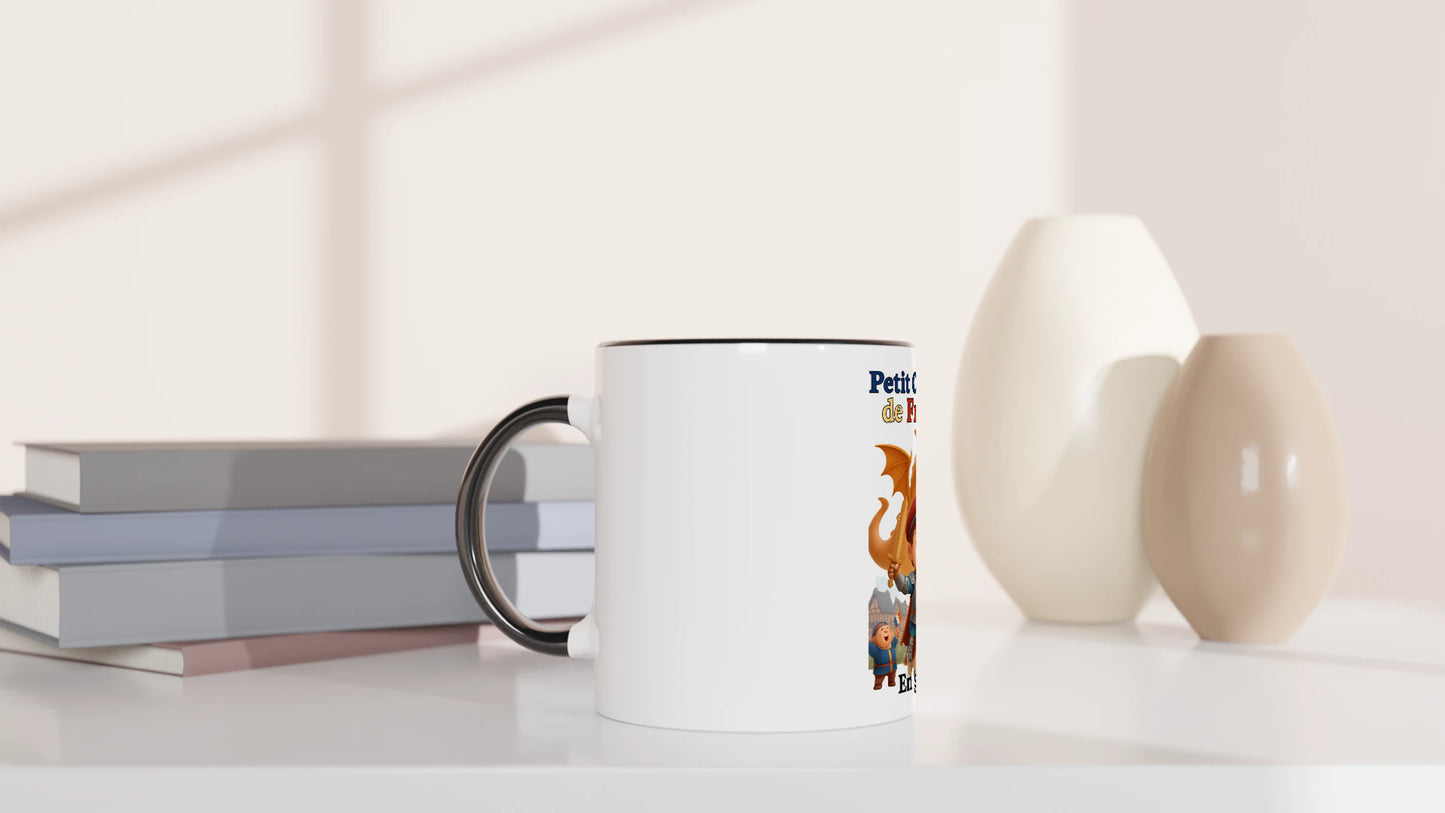 Mug en céramique petit chevalier de France  de 325 ml (11 oz)