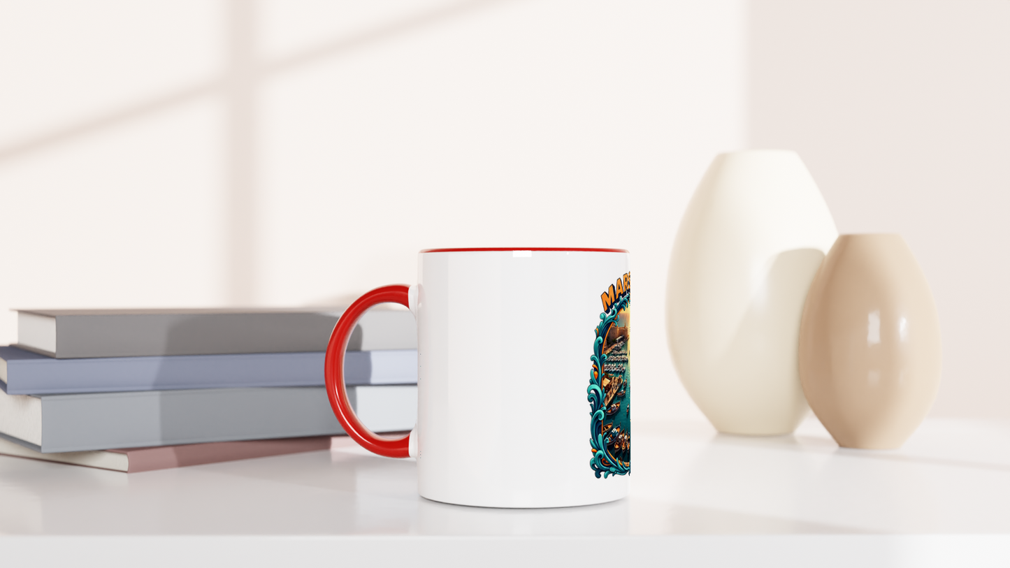 Mug en céramique des villes de France   Marseille  de 325 ml (11 oz)