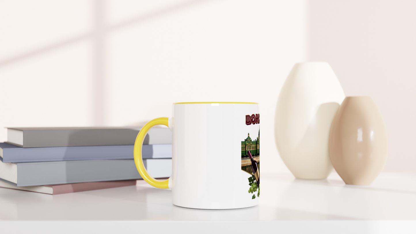 Mug en céramique bordeaux ville de France  de 325 ml (11 oz)