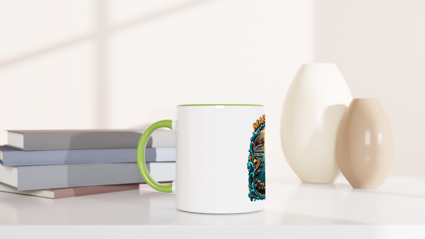 Mug en céramique des villes de France   Marseille  de 325 ml (11 oz)