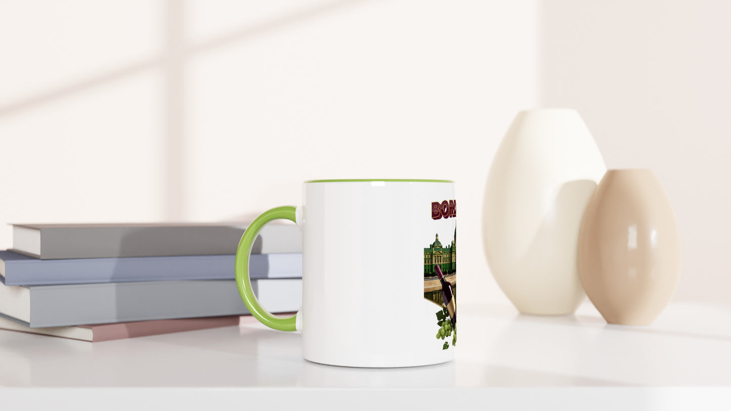 Mug en céramique bordeaux ville de France  de 325 ml (11 oz)