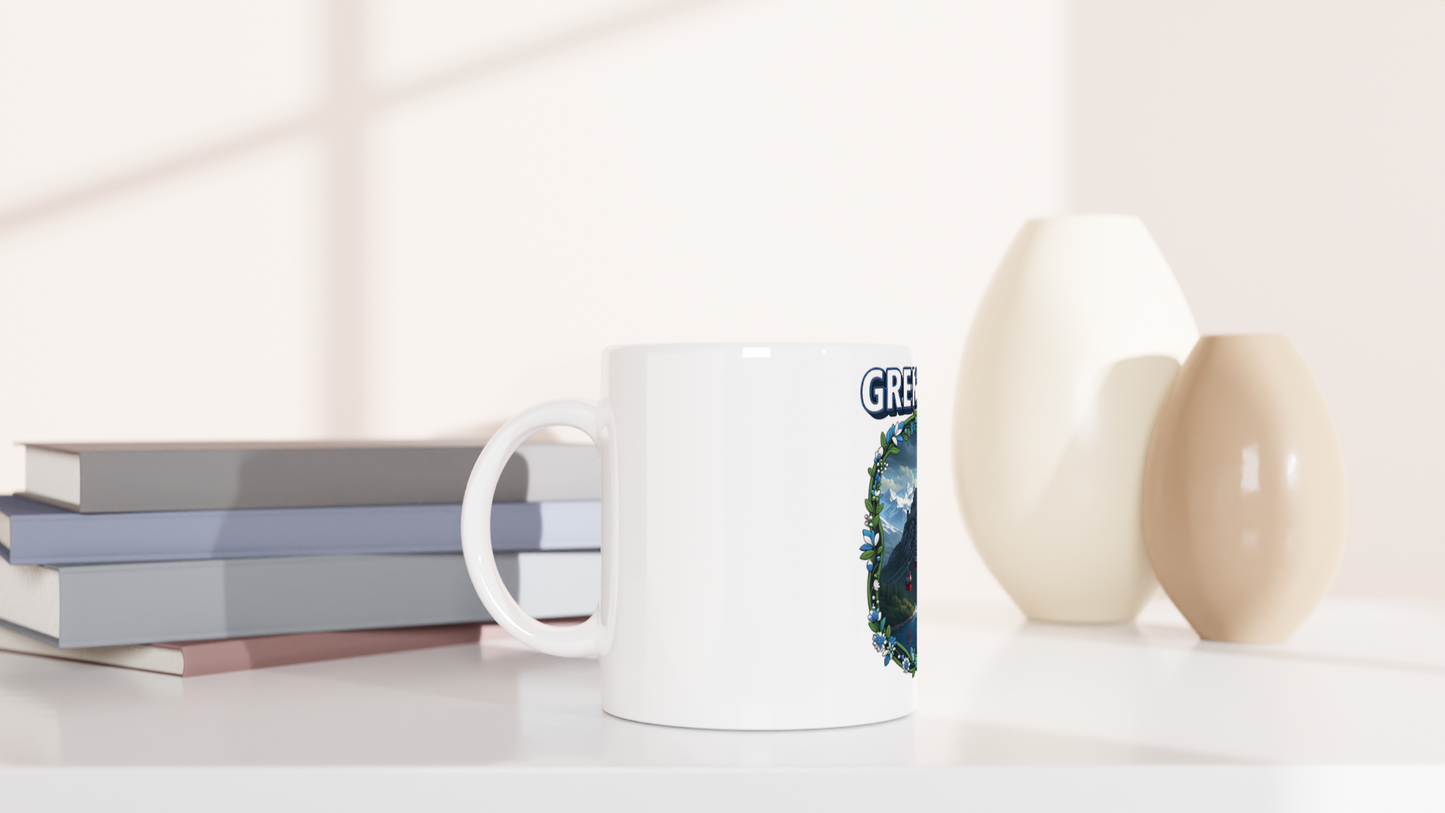 Mug en céramique Grenoble ville de France de 325 ml (11 oz)