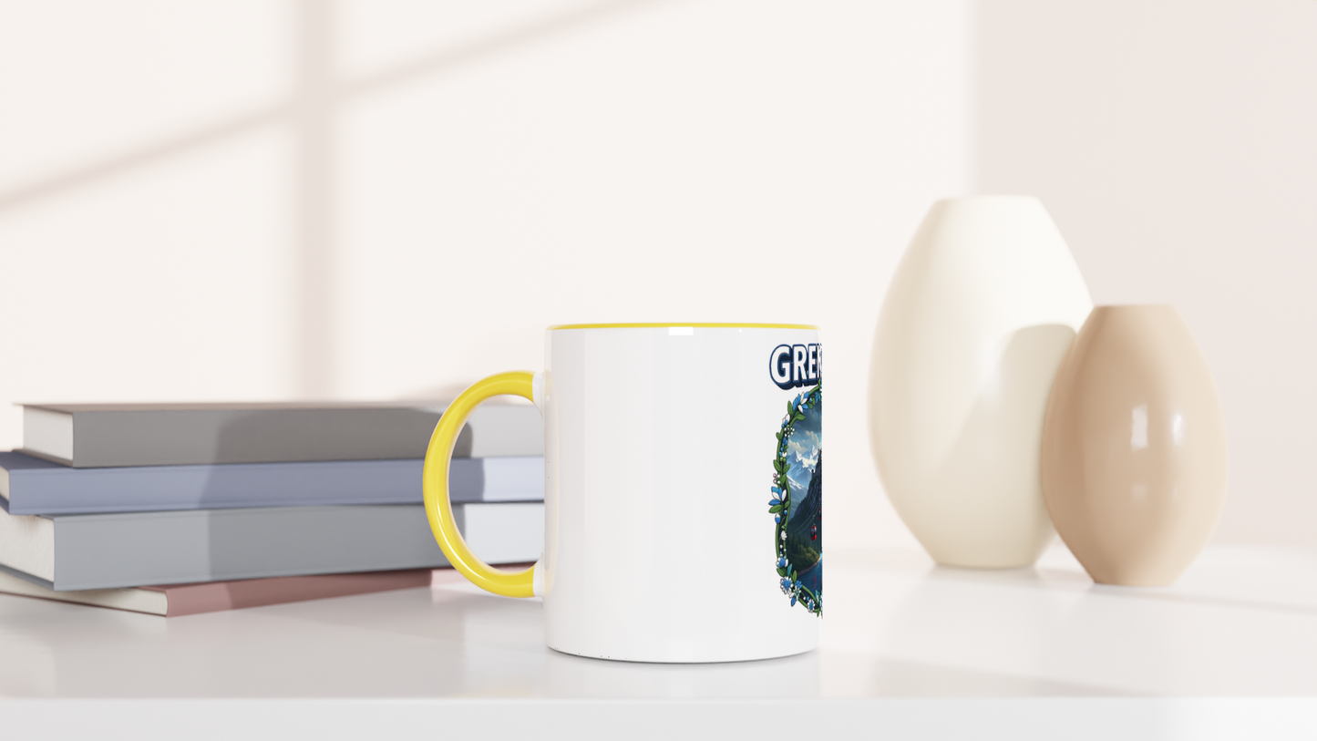 Mug en céramique Grenoble ville de France de 325 ml (11 oz)
