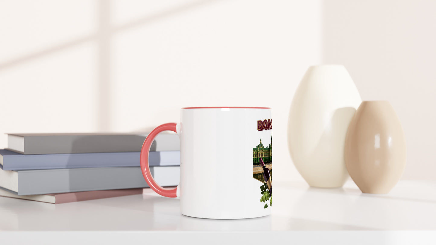 Mug en céramique bordeaux ville de France  de 325 ml (11 oz)