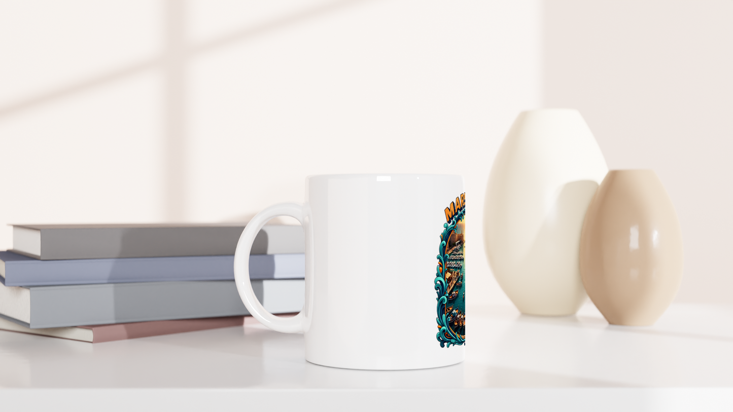 Mug en céramique des villes de France   Marseille  de 325 ml (11 oz)