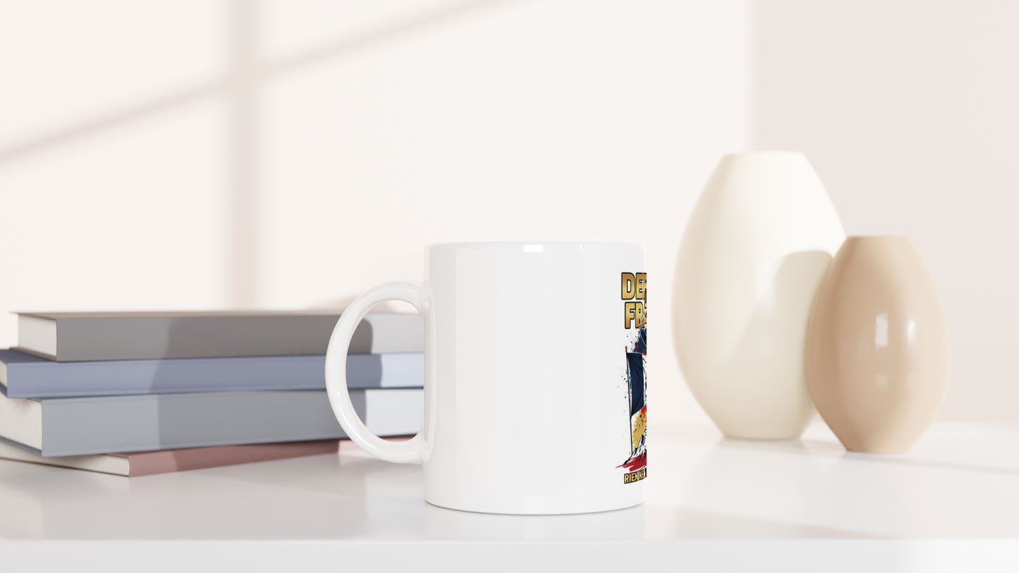 Mug en céramique debout la France  de 325 ml (11 oz)