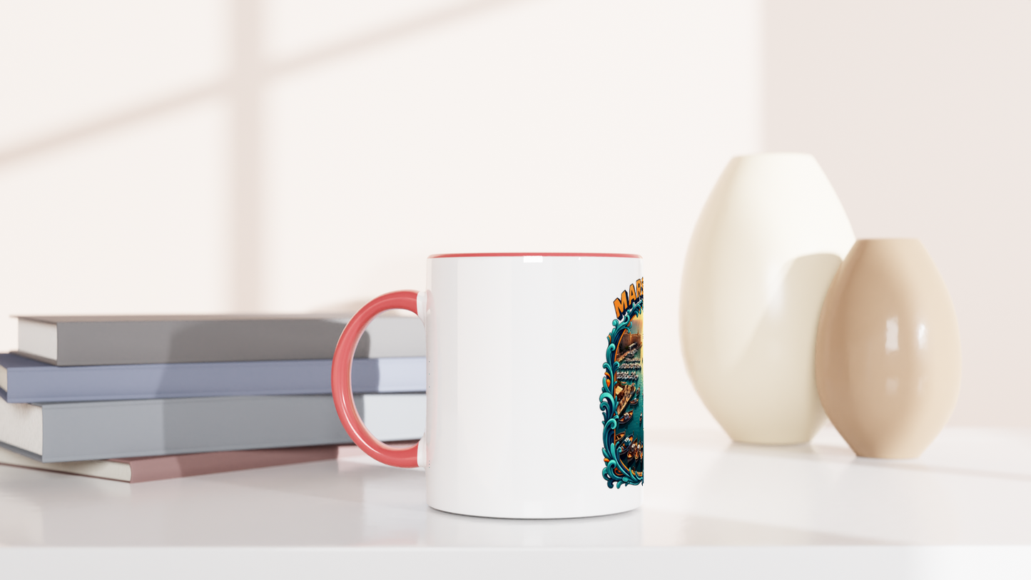 Mug en céramique des villes de France   Marseille  de 325 ml (11 oz)