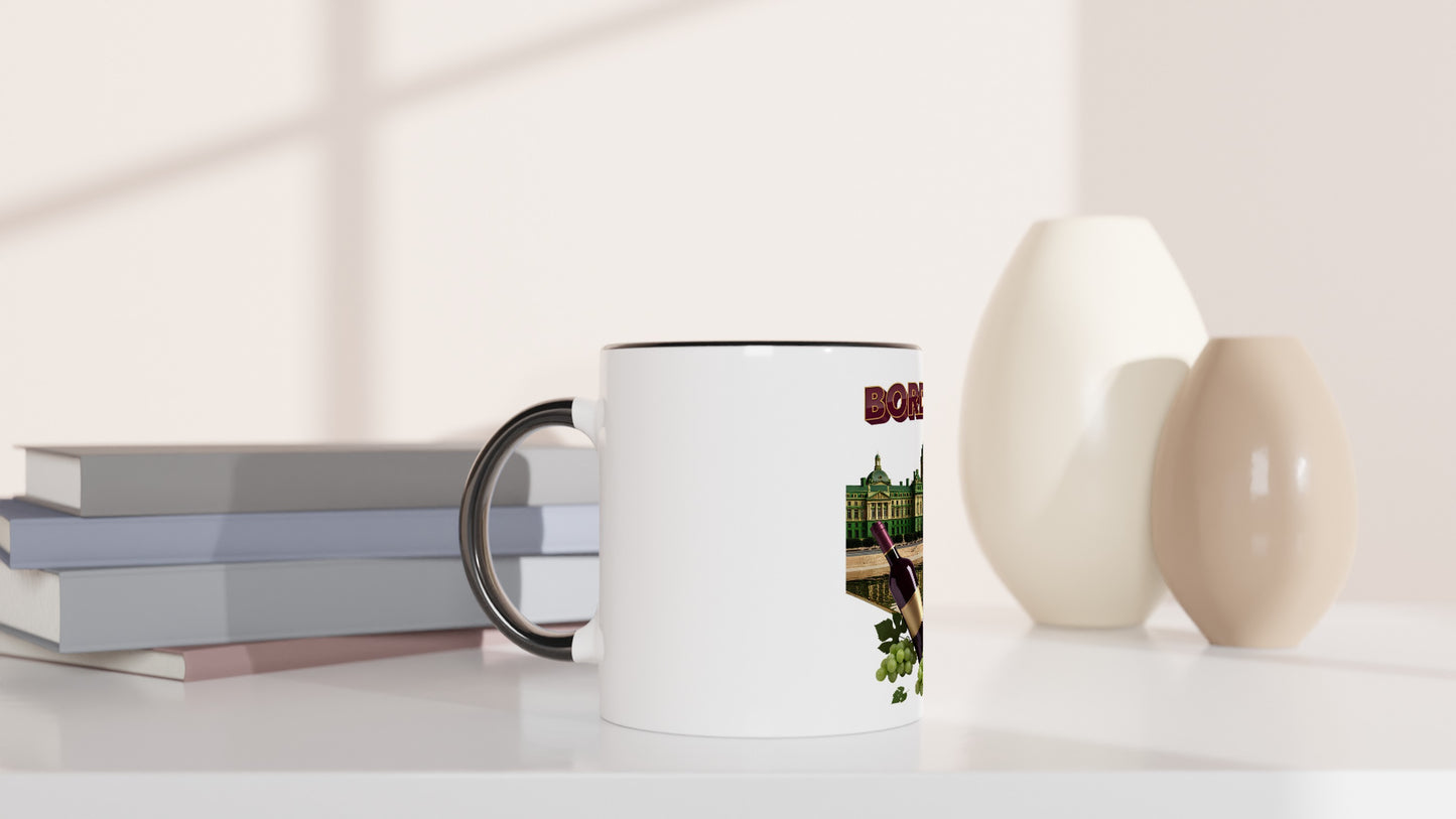 Mug en céramique bordeaux ville de France  de 325 ml (11 oz)