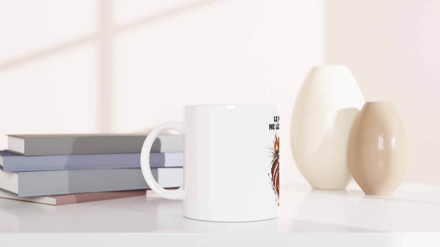 Mug en céramique le peuple lâche rien de 325 ml (11 oz)