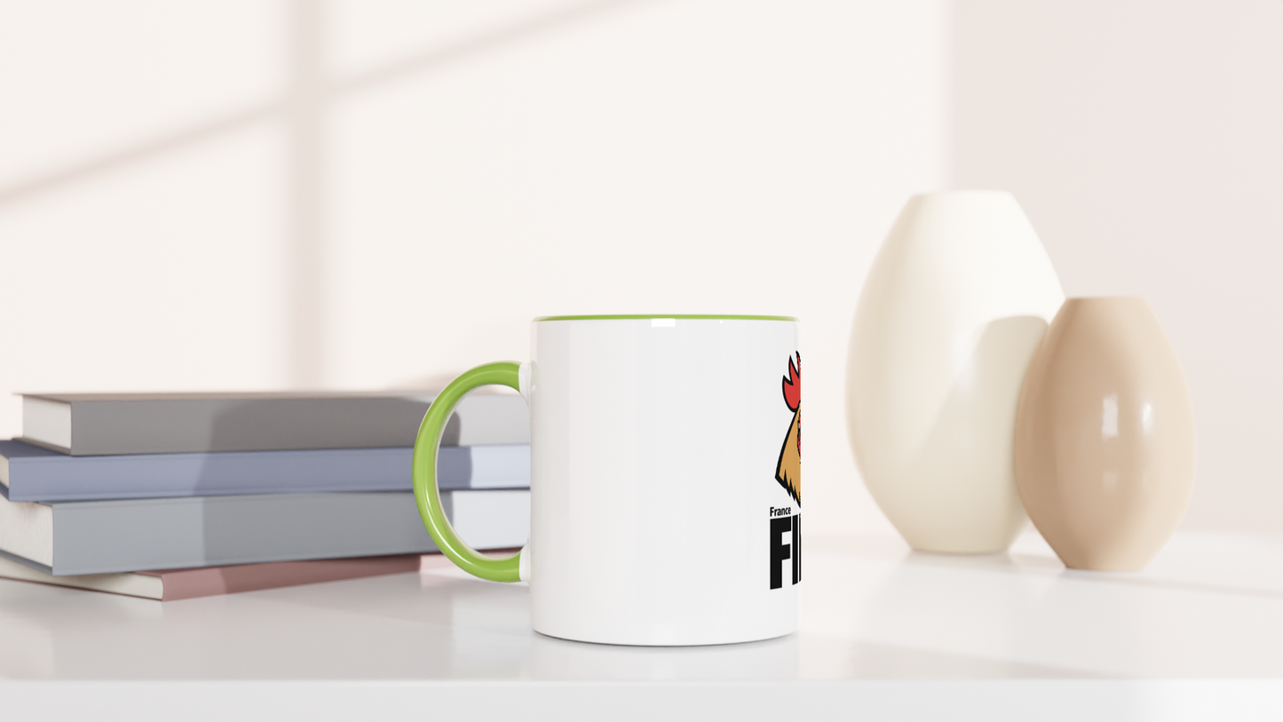 Mug en céramique France fier de 325 ml (11 oz)