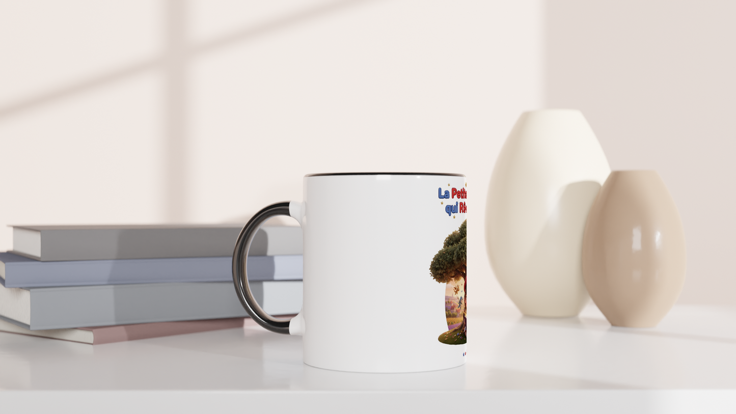 Mug en céramique petite française qui rêve grand  de 325 ml (11 oz)