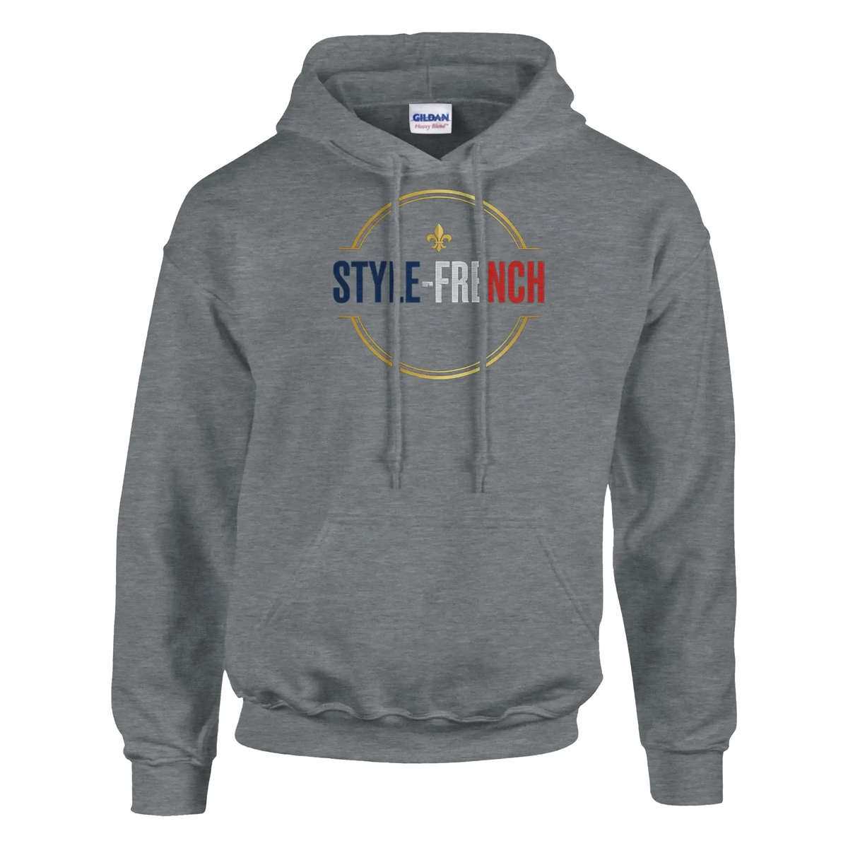 sweatshirt à capuche qualité supérieure France gris sport