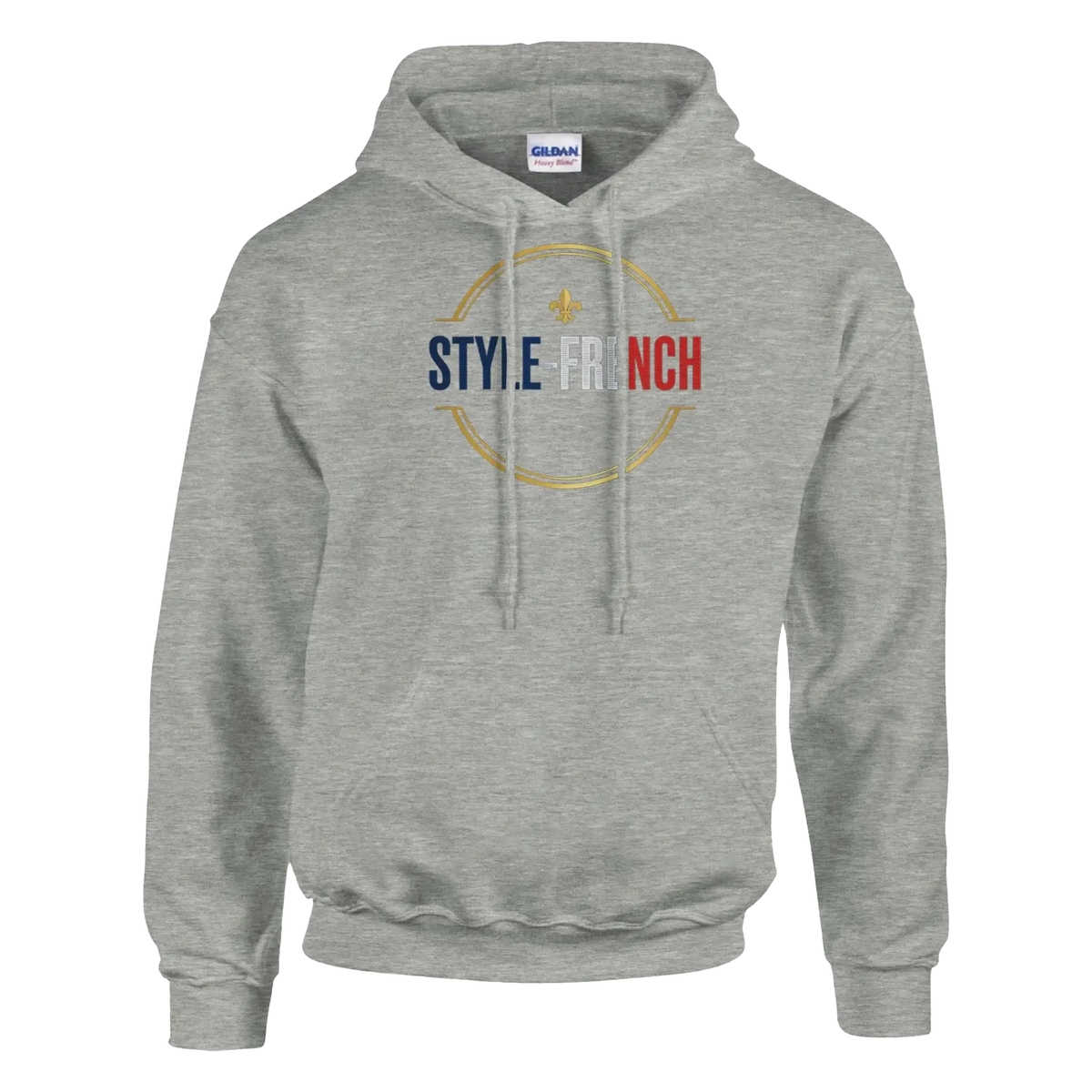 sweatshirt à capuche qualité supérieure France gris 